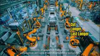 Metal cutting saw blade manufacture---Hirono